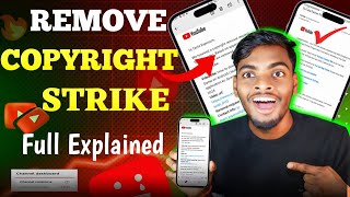 Copyright Strik Kaise Hataye  How To Remove Copyright Strik from channel  YouTube Updates [upl. by Horst586]