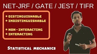 Part 2  Distinguishable indistinguishable amp interacting non interacting particle  potential G [upl. by Ynogoham473]