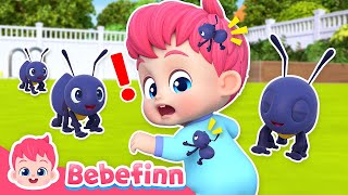 🐜 The Little Tiny Ants ㅣEP138ㅣSong for KidsㅣBebefinn Nursery Rhymes [upl. by Duffie]