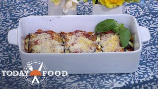 Lidia Bastianich makes an Italian classic eggplant rollatini [upl. by Ly]