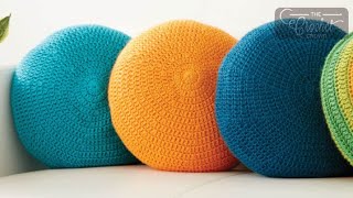 How to Crochet Full Circle Pillows [upl. by Einahpehs189]