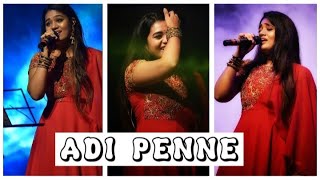 Adi pennae oru murai nee sirithaal Song Performance by StephenZechariah amp Srinisha 😍  SSJ 9 [upl. by Leummas]