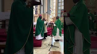 His Grace Bishop Anyolo bless vestments to be used by Bishop elect of Embu Peter Kimani [upl. by Hepsibah]