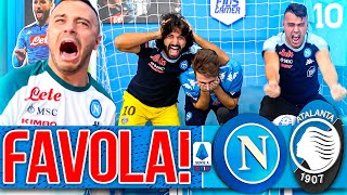 FAVOLA NAPOLI 41 ATALANTA  LIVE REACTION TIFOSI NAPOLETANI HD [upl. by Yblehs]