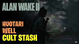 Huotari Well Cult Stash Coffee World Stash Key Location  Alan Wake 2 [upl. by Ezalb]