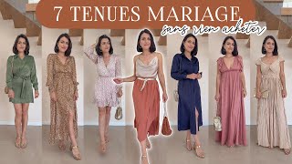 7 LOOKS INVITEE MARIAGE  Piocher dans son dressing [upl. by Nylaf]