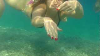 Summer 2012 MiniClip  Testing Samsung HMXW200 Under Water Full HD [upl. by Acker]