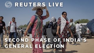 INDIA ELECTION LIVE Voting in second phase of Indias general election underway  REUTERS [upl. by Dajma]