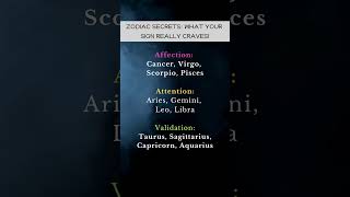 Zodiac Secrets What Your Sign Really Craves [upl. by Pine]