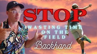 FASTEST way to learn BACKHAND Focus on one part at a time [upl. by Farro]