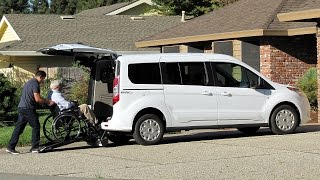 Ford Transit Connect Wheelchair Accessible NorCal Vans Adaptive Van [upl. by Oisor]