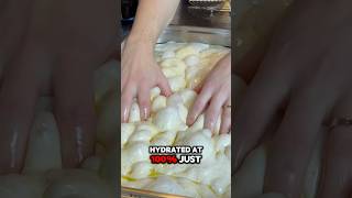 🍞 ULTIMATE 100 HYDRATION SOURDOUGH FOCACCIA SourdoughFocaccia PizzaioloLife BakingTutorial [upl. by Charmane]