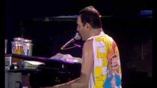 Queen  Bohemian Rhapsody Live At Wembley Stadium 1986 [upl. by Htebasyle]