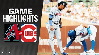 Dbacks vs Cubs Game Highlights 72024  MLB Highlights [upl. by Ramirolg]