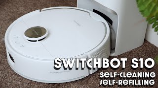 Switchbot S10  The SelfCleaning Robot Vacuum and Mop [upl. by Tnek]