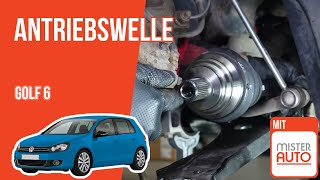 Wie Golf 6 Antriebswelle wechseln 🚗 [upl. by Ihteerp]