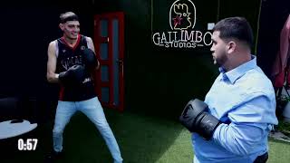 PELEA Gallo The Producer vs Adam de 66 de ESTATURA [upl. by Silvia]