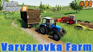 Selling crop canola and silage  Farming in Varvarovka  Farming simulator 19  Timelapse 03 [upl. by Enelav449]