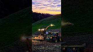 Hirschpower am Limit 🌽 farming johndeere agriculture [upl. by Tallbot682]