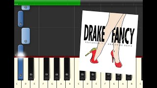 beautiful piece Drake x Swizz Beats x TI  Fancy piano tutorial [upl. by Henriette153]