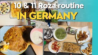 Ramadan routine of a Pakistani mom in Berlin  suhoor to Iftar 10thamp11th Roza routine [upl. by Sirotek]