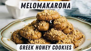 Melomakarona Greek Honey Cookies [upl. by Naerb]