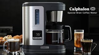 Calphalon Special Brew Coffee Maker  Calphalon [upl. by Budworth]