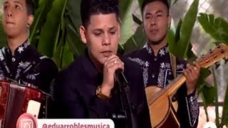 Eduar Robles CANTANDO en VIVO TV Día a Día [upl. by Adnuhsat893]