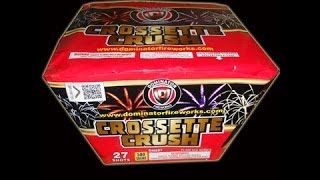 DM587 Crossette Crush 500G Cake By Dominator Fireworks [upl. by Eanom]