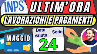 ULTIM’ORA INPS🔴LAVORAZIONI PAGAMENTI MAGGIO✅ADI AUU SFL❌NASPI [upl. by Seira]