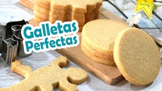 GALLETAS de Mantequilla PERFECTAS 💗 CORTADORES Tips  Receta by MARIELLY [upl. by Ignazio918]