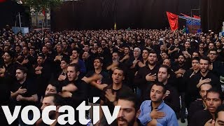 Shiite Muslims Hold Massive Rituals Of Mourning For Ashura [upl. by Acilejna]