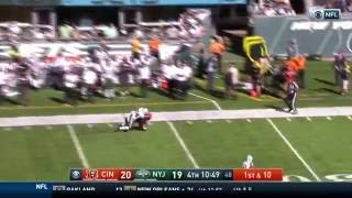 AJ Green Beats Revis with Spectacular Fingertip Grab  Bengals vs Jets  NFL [upl. by Christy]