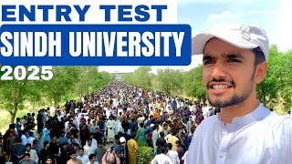 Pre Entry Test 2025  University of Sindh Jamshoro  shahe vlogs [upl. by Kcirdnekal]