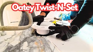 Help  Cast Iron Drain Missing Toilet Flange Oatey TwistNSet [upl. by Andromede]