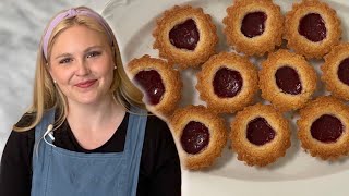 HALLONGROTTOR  Swedish Raspberry Thumbprints [upl. by Olivier]