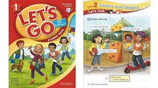 lets go 1 Student Book Unit 2  Colors and shapes [upl. by Merri991]