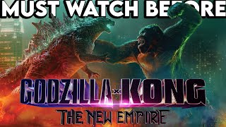 Must Watch Before GODZILLA X KONG  Monsterverse Recap  Movie Series Explained [upl. by Yanehs351]