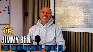 Clitheroe 53 Bootle  Jimmy Bell Post Match Interview [upl. by Nilpik]