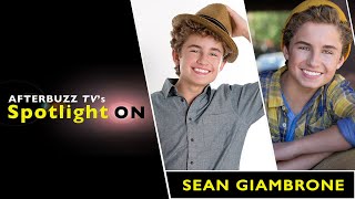 Sean Giambrone Interview  AfterBuzz TVs Spotlight On [upl. by Tybalt]