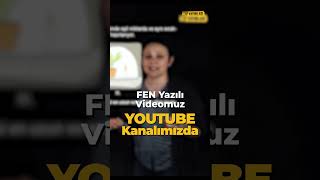 8 Sınıf Fen Bilimleri 2 Dönem 2 Yazılıya Hazırlık Videomuz Kanalımızda [upl. by Lyrrad]