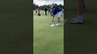 Ian Poulter Perfecting his Putting at Liv Adelaide [upl. by Bringhurst795]