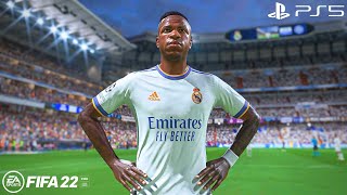 FIFA 22  Real Madrid vs Inter Milan  UEFA Champions League 2122 Group Stage  PS5 Gameplay  4K [upl. by Airb]