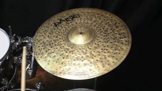 USED Paiste 20quot Prototype Signature Dark Energy Ride [upl. by Delila]