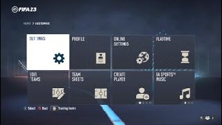 FIFA 23 how to change match time ps4\ps5 Thanks for 36k views subscribe my friend Cloudy2014I [upl. by Abramson]