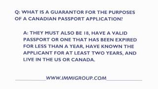 What Is A Guarantor For A Canadian Passport Application [upl. by Petersen]