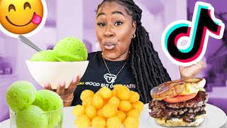 Trying NEW Tiktok Food and hacks [upl. by Moran]