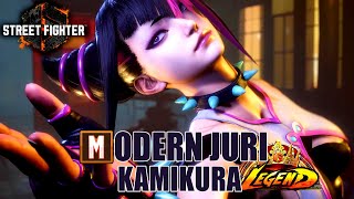 STREET FIGHTER 6  MODERN JURI Kamikura  LEGEND HIGH LEVEL RANKED MATCHES [upl. by Ahsirahc]