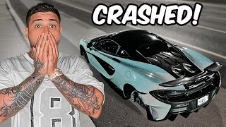 I Crashed My Friends 300000 Mclaren   Braap Vlogs [upl. by Bac691]