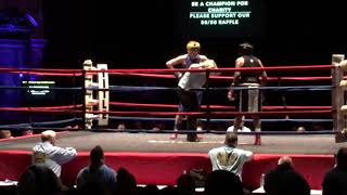 xavier vega vs harry gigglioti 152 lb open division semifinal golden glove bout 2018 [upl. by Nelram]